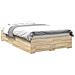 Struttura letto rovere Sonoma 140x200 cm legno ingegnerizzato - Foto miniatura 1