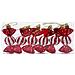 Decorazioni Natalizie A Forma Di Caramella - Mini Caramelle Rotonde (confezione Da 6) Red - Foto miniatura 4