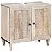 Set di mobili per il bagno 2 pcs Bianco 62 x 33 x 58 cm - Foto miniatura 3