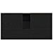 Mobile per Lavabo Nero Rovere 65x33x60 cm in Legno Compresso - Foto miniatura 9