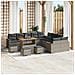 Set Divano da Giardino 14 pcs Grigio 110 x 55 x 71 cm - Foto miniatura 2