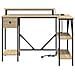 Scrivania rovere sonoma 120 x 79 x 86.5 cm Legno multistrato - Foto miniatura 6