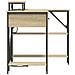 Scrivania rovere sonoma 120 x 79 x 86.5 cm Legno multistrato - Foto miniatura 7