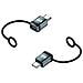 Adattatore Dritto Da Femmina Type-c A Maschio Type-c 240w 120gbps - Confezione Da 2 Grey - Foto miniatura 1