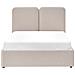 Letto Contenitore Tessuto Arbois 140 X 200 Cm Beige - Foto miniatura 3
