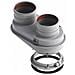 Sdoppiatore Art.3318034 Da Ø60/100 A Ø80/80 - 60/100 A Magazzino - Foto miniatura 1