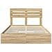 Letto con Contenitore con testiera Rovere Sonoma 160 x 200 cm - Foto miniatura 8