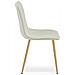 Sedia imbottita TYRA - Elegante beige per soggiorno, sala da pranzo x 1 - Foto miniatura 6