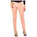 Pantalone Elasticizzato Con Basso Con Taglio Skinny Hwt010 Donna - Foto miniatura 1