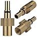 Adattatore Baionetta 1/4"" F Per Idropulitrice Compatibile Con Black&decker, Bosch, Stanley - Ottone Resistente, 160 Bar, 60°c - Foto miniatura 1