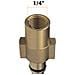 Adattatore Baionetta 1/4"" F Per Idropulitrice Compatibile Con Black&decker, Bosch, Stanley - Ottone Resistente, 160 Bar, 60°c - Foto miniatura 8