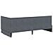 Struttura Letto Angolare con Materasso 2 pcs Grigio Velluto - Foto miniatura 9