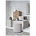 Pouf Ejby Rotondo In Bouclé Beige Ø34 Cm - Foto miniatura 2