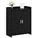 Mobile per scarpe con porta Rovere Nero 73,5 x 36 x 92 cm - Foto miniatura 2