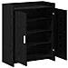 Mobile per scarpe con porta Rovere Nero 73,5 x 36 x 92 cm - Foto miniatura 3