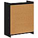 Mobile per scarpe con porta Rovere Nero 73,5 x 36 x 92 cm - Foto miniatura 6