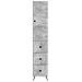 Set di armadi 2 pcs Grigio Cemento 34,5 x 34,5 x 90 cm - Foto miniatura 4