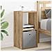 Comodino 2 pcs Rovere artigianale 35 x 32 x 68,5 cm - Foto miniatura 4
