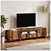 Mobile TV LED a 5 pezzi Legno antico Legno ingegnerizzato - Foto miniatura 3