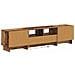 Mobile TV LED a 5 pezzi Legno antico Legno ingegnerizzato - Foto miniatura 8
