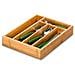 Portaposate da cassetto Bamboo 34 x 26 cm in legno di bambu' - Foto miniatura 2