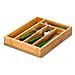 Portaposate da cassetto Bamboo 34 x 26 cm in legno di bambu' - Foto miniatura 1