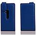 Custodia Compatibile Con Nokia Lumia 920 In Blu Reale - Coperchio Protettivo In Design Flip Realizzato In Similpelle Testurizzata - Foto miniatura 2