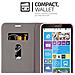 Custodia Compatibile Con Nokia Lumia 1320 In Blu Scuro Nero - Coperchio Protettiva Con Chiusura Magnetica, Funzione Stand E Tasca Per Le Carte - Foto miniatura 2