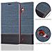 Custodia Compatibile Con Nokia Lumia 1320 In Blu Scuro Nero - Coperchio Protettiva Con Chiusura Magnetica, Funzione Stand E Tasca Per Le Carte - Foto miniatura 5
