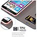 Custodia Compatibile Con Nokia Lumia 1320 In Blu Scuro Nero - Coperchio Protettiva Con Chiusura Magnetica, Funzione Stand E Tasca Per Le Carte - Foto miniatura 6