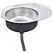 Lavello Da Cucina Con Filtro E Sifone Ovale In Acciaio Inox - Foto miniatura 1