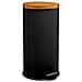 Pattumiera In Metallo E Bambù - 30 L - Nero - Foto miniatura 1