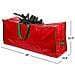 Bag-negozi Di Natale Fino A 75 Piedi Disassembled Artificiale Albero Di Natale Durevole Materiale Impermeabile Cerniera Di Stoccaggio Contenitore Con Manici Rosso 122 X 40 X 52 Centimetri - Foto miniatura 2