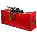 Bag-negozi Di Natale Fino A 75 Piedi Disassembled Artificiale Albero Di Natale Durevole Materiale Impermeabile Cerniera Di Stoccaggio Contenitore Con Manici Rosso 122 X 40 X 52 Centimetri - Foto miniatura 1