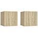 Comodini 2 pz Rovere Sonoma 30,5x30x30 cm in Truciolato - Foto miniatura 1