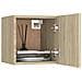 Comodini 2 pz Rovere Sonoma 30,5x30x30 cm in Truciolato - Foto miniatura 4