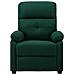 Poltrona Reclinabile Verde Scuro in Tessuto - Foto miniatura 2