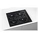 Piano Cottura POP6B6B80 a Gas 4 Fuochi Gas Colore Nero - Foto miniatura 2