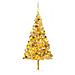 Set Albero Natale Artificiale con LED Palline Oro 210 cm PET - Foto miniatura 1