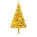 Set Albero Natale Artificiale con LED Palline Oro 210 cm PET - Foto miniatura 2