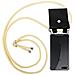 Catena Di Telefoni Cellulari Compatibile Con Apple Iphone 8 Plus / 7 Plus / 7s Plus In Crema Beige - Coperchio Protettivo In Silicone Con Anelli D'argento, Cinturino In Corda E Custodia Staccabile - Foto miniatura 1