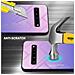Custodia Compatibile Con Samsung Galaxy S10 5g In Rosa - Blu - Coperchio Protettivo Bicolore In Vetro Temperato E Silicone Tpu - Foto miniatura 3