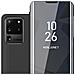 Custodia Compatibile Con Samsung Galaxy S20 Ultra In Tormalina Nera - Clear View Specchio Coperchio Protettivo Con Funzione Di Supporto Protezione A 360 Gradi - Foto miniatura 1