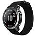 Cinturino Per Orologio 22 Mm Per Garmin Fenix 5/6/7 Forerunner Approach Nylon Black - Foto miniatura 13