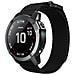 Cinturino Per Orologio 22 Mm Per Garmin Fenix 5/6/7 Forerunner Approach Nylon Black - Foto miniatura 4