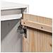 Mobile Porta Tv Bianco 110,5x35x44 Cm In Legno Massello Di Pino - Foto miniatura 4