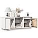 Mobile Porta Tv Bianco 110,5x35x44 Cm In Legno Massello Di Pino - Foto miniatura 11