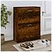 Scarpiera Rovere Fumo 63x24x81 Cm In Legno Multistrato - Foto miniatura 1