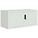 Armadio Classificatore Grigio Chiaro 90x40x110 Cm In Acciaio - Foto miniatura 3