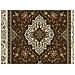 Tappeto Salotto Camera Velour Antiscivolo Mod. Tabriz Suardi Vari Colori 140x200cm Marrone - Foto miniatura 5